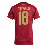 Belgien Orel Mangala #18 Hemmatröja Dam EM 2024 Kortärmad